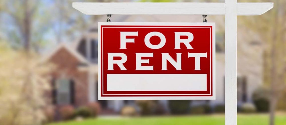 For Rent sign on Propery